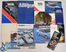Car Brochures Morris / Austin / Rover Brochures featuring MG 1300 Saloon, Morris Range, Austiin