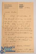 India - History - Handwritten letter dated 03.12.33 to Dhotreji by Chhotalal Vamalchand Galiyara