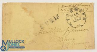 Confederate States of America: Postal History - soldiers cover (envelope) postmarked; Richmond 1863.
