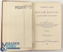 Tourist Guide to South Devon by R N Worth 1883, 135-page book with index plus 28 pages of period