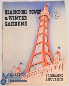Blackpool Tower and Winter Gardens Souvenir Programme November/ December 1940 - thin card cover, 2