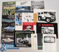 Car Brochures Selection of various brochures to include Triumph Herald 1200, Cortina Lotus,