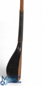 McEwan c1865 short spoon in dark stained beechwood the head measures 6