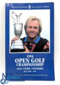 Autographs - multi signed 1994 Ailsa Course Open Golf Championship programmes signed by Mark