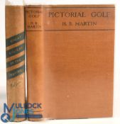 H B Martin golf books: to include Great Golfers in the Making 1932 1st edition foxing throughout