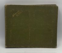 1909-1910 Period Scottish Holiday Photograph Album with Golf images Links, Courses, tennis clubs,
