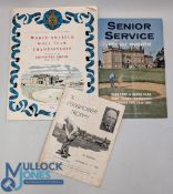 1958 Eisenhower Trophy Golf Tournament Programme, with folding map/plan of St Andrews, and Senior