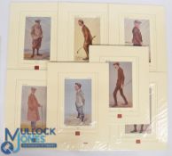 The Golfers Vanity Fair Golf Prints - with complements of Dunhill Masters Golf. A folio containing