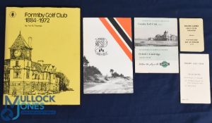 Formby Golf Club 1884-1972 Ivor S Thomas hardback book, together with four other publications