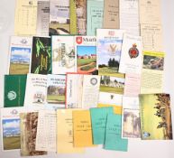 Collection of Score Cards to include St Andrews, Panmure GC, Strathtyrum Course, The Duke Course