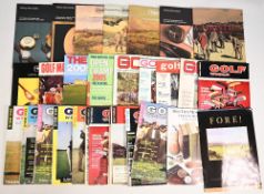 Golf Publications and magazines to include Auction Catalogues, Golf World, Collectors Society