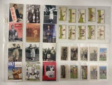 Golf Cigarette Cards, part set singles new and of the World of Sports Park Drive Champions, Who's