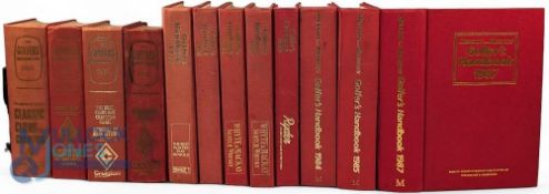 The Golfers Handbook & Year Books 1971-1987: 12 assorted years to include 71, 72, 73, 74, 77, 80-