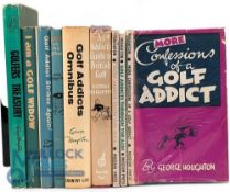 George Houghton Golf Addict Books: a selection to include hardback books - I am a Golf Widow 1961,