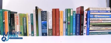 47x assorted Cricket Books: Publications and Annuals - mainly modern, with Playfair cricket annual