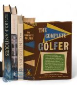 4x Various Golf Books to include: Olman's Guide to Golf Antiques & Other Treasures of the Game 1992,