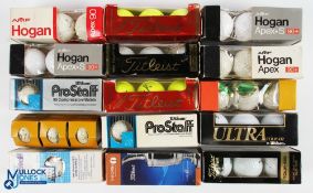 Selection of 45x Assorted Golf Balls to feature 4x Ben Hogan boxes, 3x Wilson Pro-Staff boxes, 3x
