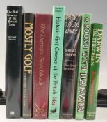 Bernard Darwin Golf Books: 1984 A Round with Darwin, 1986 On the Green, 1976 Mostly Golf, 1991 The