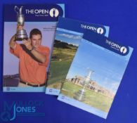 Interesting 2004 Open Golf Championship signed Programme and Draw sheets (3) signed by Mark Roe to