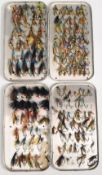 2x Wheatley alloy salmon fly boxes, both 8