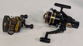 Abu Ambassador 4600 Plus multiplier reel, foot stamp 840500, RHW, thumb bar release, needs a clean