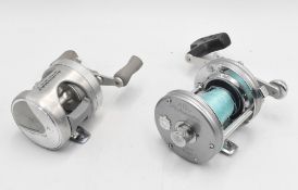 2x ABU Ambassadeur multiplier reels features a 6500 C3 CT Sports Rocket foot stamped 0400#4? (