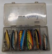 11x Rapala lures in various sizes 2 ½” to 3 1/22 approx. generally look unused