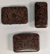 Small Hardy Neroda 6 compartment dry fly box, missing celluloid slides, & 2 other Neroda type boxes,