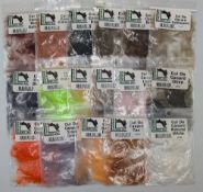 17x packs of CDC feathers, different colours from Hareline