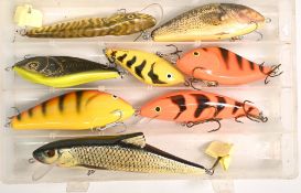 Quantity of saltwater & freshwater lures, by Salmo Poland, sizes up to 8