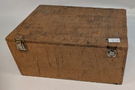 Six vintage Mitchell spinning reels - 324, 326, 321, 304 and 314, a/f, in wooden compartment box