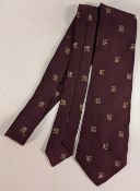 Vintage Hardy gentleman's tie, showing the castle & fly logo, clean tidy condition (suits you Ben).