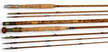 Lansdale split cane trout fly rod, 9ft 9