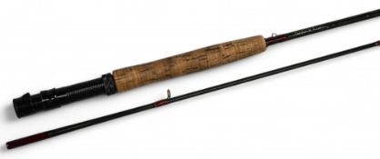 Loomis Composites Graphite GF906 carbon trout fly rod made by Gordon N Adams, 9ft 2pc line 6/7#