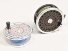Late Marquis Salmon No.1 fly reel, in as new condition, backplate tension adjuster, metal twin
