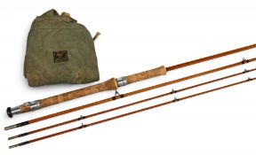 Hardy Alnwick Palakona split cane fly/spin modified rod, described as the No 1 Wanless light spin,