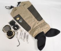 Fishing Accessories - inc Pair of Volare breathable thigh waders size Medium, collection of