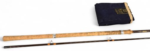 Hardy Alnwick Benelux Mk IV fibalite trout spinning rod, 10ft 3pc 28