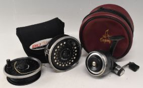 Abu 506 closed face reel, made in Sweden, anti-back wind intact, works well, in Ospreys zip case and