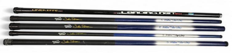 Jarvis Walker John Walker Telewhip Poles 3-meter, 4-meter, 5-meter, 6-meter and net handle - in used