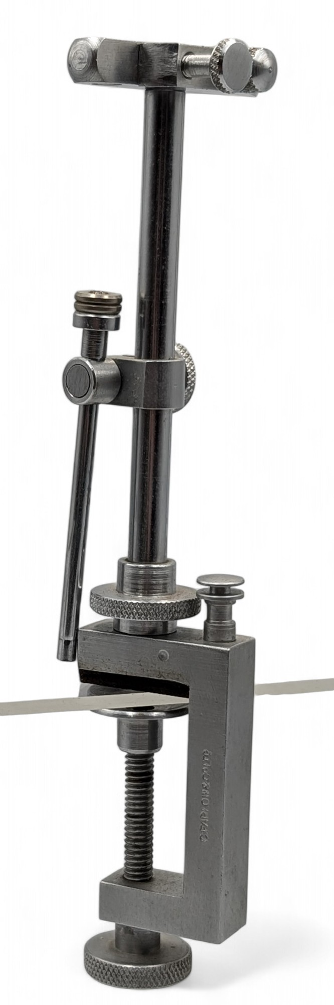 G Farlow Co Ltd Fly-Tying Vice, 19cm tall, 'C' clamp fitting in good condition