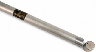 Scarce Hardy aluminium rod tube with push top 60