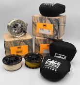 Lamson Waterworks USA Guru 1.5 alloy trout fly reel, with 2 spare spools, 3