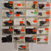 Collection of new shop stock salmon flies, sizes 4-12, patterns include Yellow Dog, Blue Squirrel