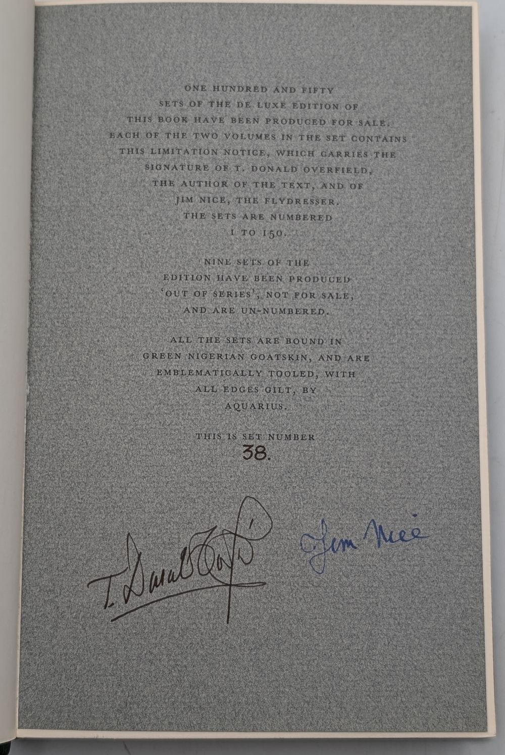 G E M Skues: The Way of A Man with a Trout [foreword by Donald Downs] Overfield, T Donald, published - Image 3 of 6