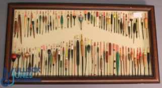 Comprehensive collection of vintage coarse fishing floats incl 3x Zephyr paper floats, various cork,