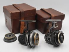 Helical Casting Co., Redditch the Helical, trout size spinning reel, half bail, drag adjuster, in