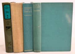 4x Hardback Fishing Books by Jock Scott to include Fine & Far Off 1952, Spinning Up To Date, Trout