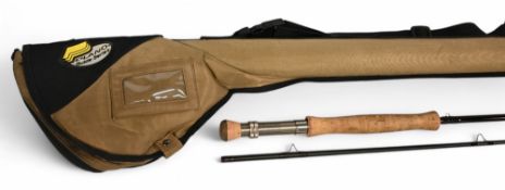 Daiwa Lochmor-X 9' 2 piece graphite trout fly rod, line #7, made in Scotland, cork handle with
