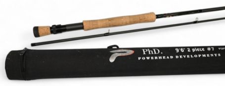 PhD Powerhead Developments PDF 0957 carbon trout fly rod, 9ft 6